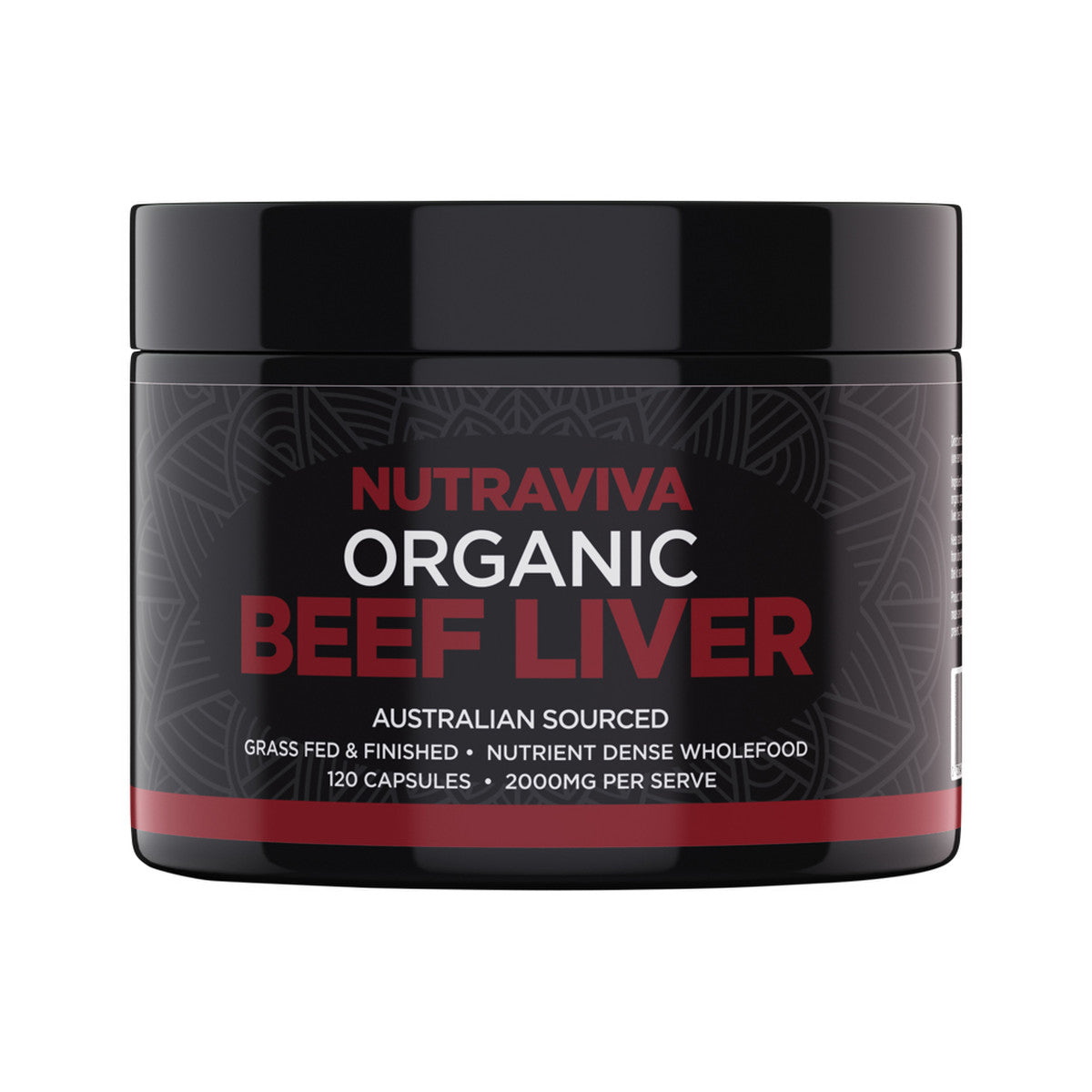 Organic Beef Liver 120 capsules